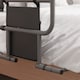 image 8 of HOMCOM Large Safety Bed Rail for Elderly Adults, Heavy Duty Folding Bed Assist Rail with Storage Pocket for Disabled, Pregnant, Black | Black