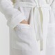 image 7 of Martex Linen Bathrobe Medium White