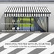 image 5 of Outsunny 3 x 2m Electric Retractable Awning, Aluminium Frame, Grey & White 