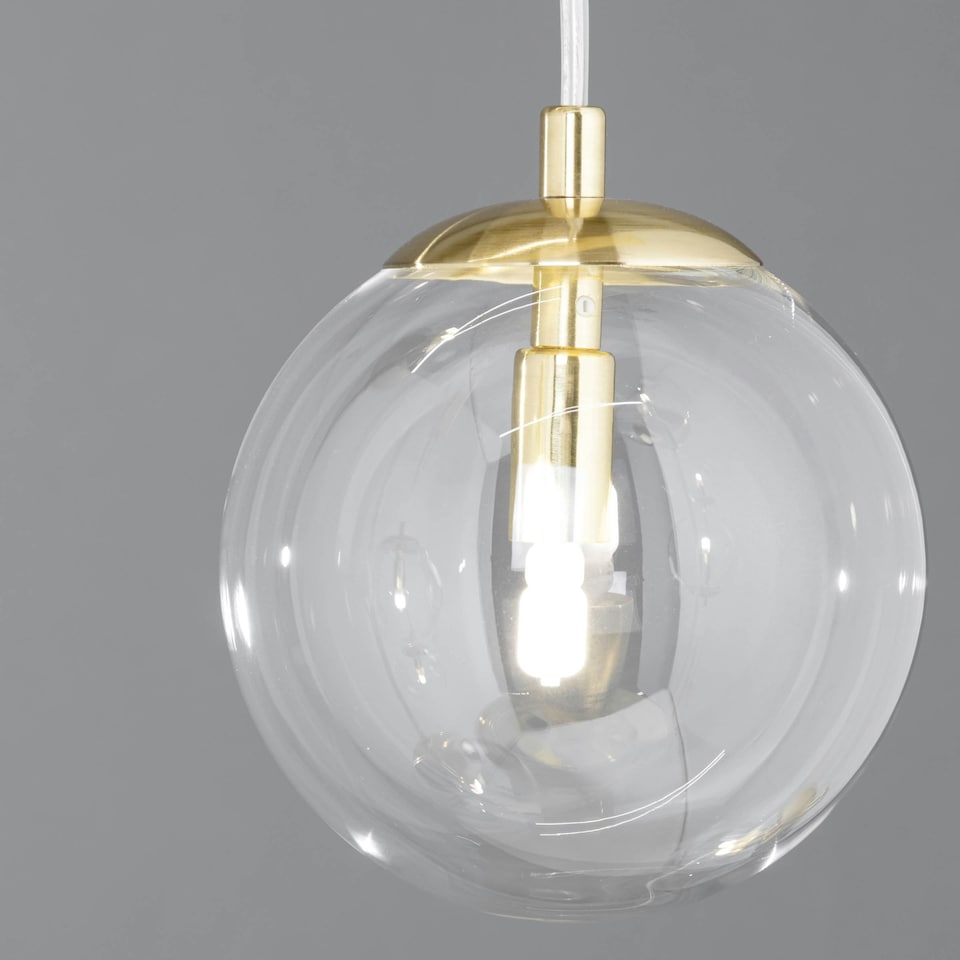 image 1 of BHS Milton 5 Light Pendant Bar, Gold