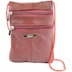 image 1 of Lorenz Womens Shoulder/Cross Body Bag/Purse/Pouch | Red | Red