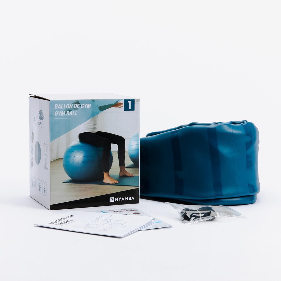 image 1 of Decathlon Size 2 / 65 cm Durable Swiss Ball - Blue