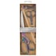 image 2 of Milward Rainbow Scissor Gift Set - 21.5cm Dressmaker's, 9.5cm Embroidery, Thimble & 25 Pins