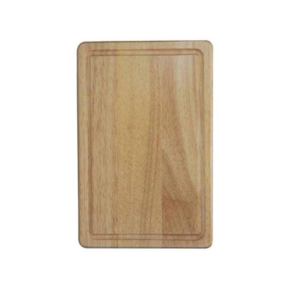 Rubberwood Chopping Board 20 x 30cm Small - One Colour - One Size