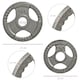image 5 of HOMCOM 2" Olympic Weight Plates Sets 2 x 5kg, 2 x 2.5kg for Strength