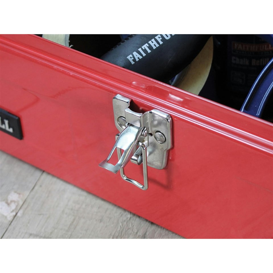 image 1 of Faithfull Barn Toolbox - Multi Colour - 42cm (16in) Multi