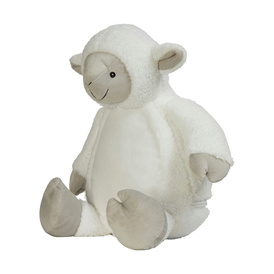 image 1 of Mumbles Zippie Lamb Plush Toy - Cream - 42cm