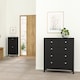 image 8 of Madrid Chest 3+2 Drawers in Matt Black