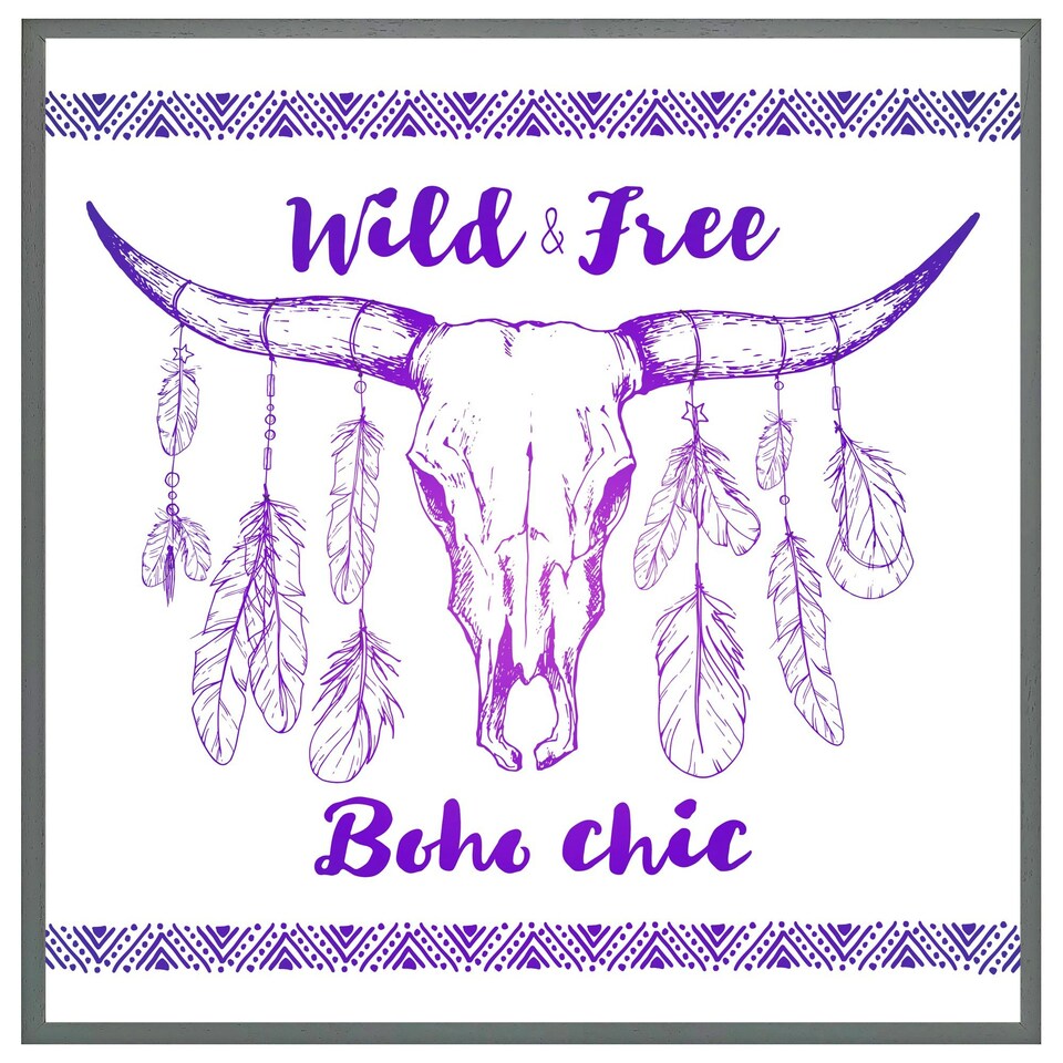 image 1 of Boho chic (Picutre Frame) Brown | XS