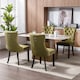 image 3 of Romsey Set of 2 Modern Velvet Dining Chairs with Knocker Ring
