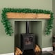 image 1 of 2.7m x 20cm Plain Green Christmas Garland with 260 Tips