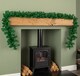 image 1 of 2.7m x 20cm Plain Green Christmas Garland with 260 Tips