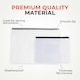 image 2 of Pack of 12 A3 Clear Zippy Bags with White Zip