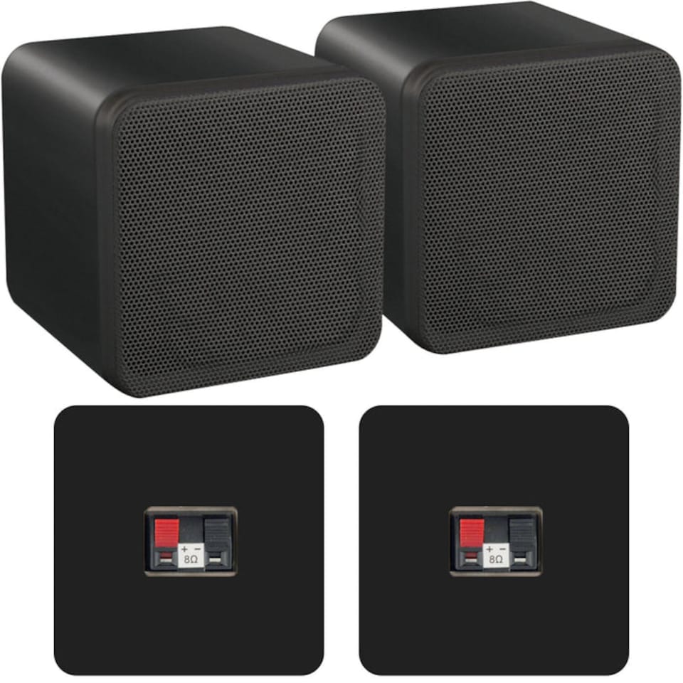 image 1 of Wireless Bluetooth Amplifier & 80W Background Speaker Kit Home Cinema HiFi Amp