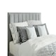 image 4 of Rhodes Grey Velvet Ottoman Bed Double N/A