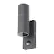 image 1 of BHS Jared Outdoor Wall Light with Sensor, Dark Grey