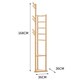 image 5 of Living and Home Bamboo Coat Rack Stand