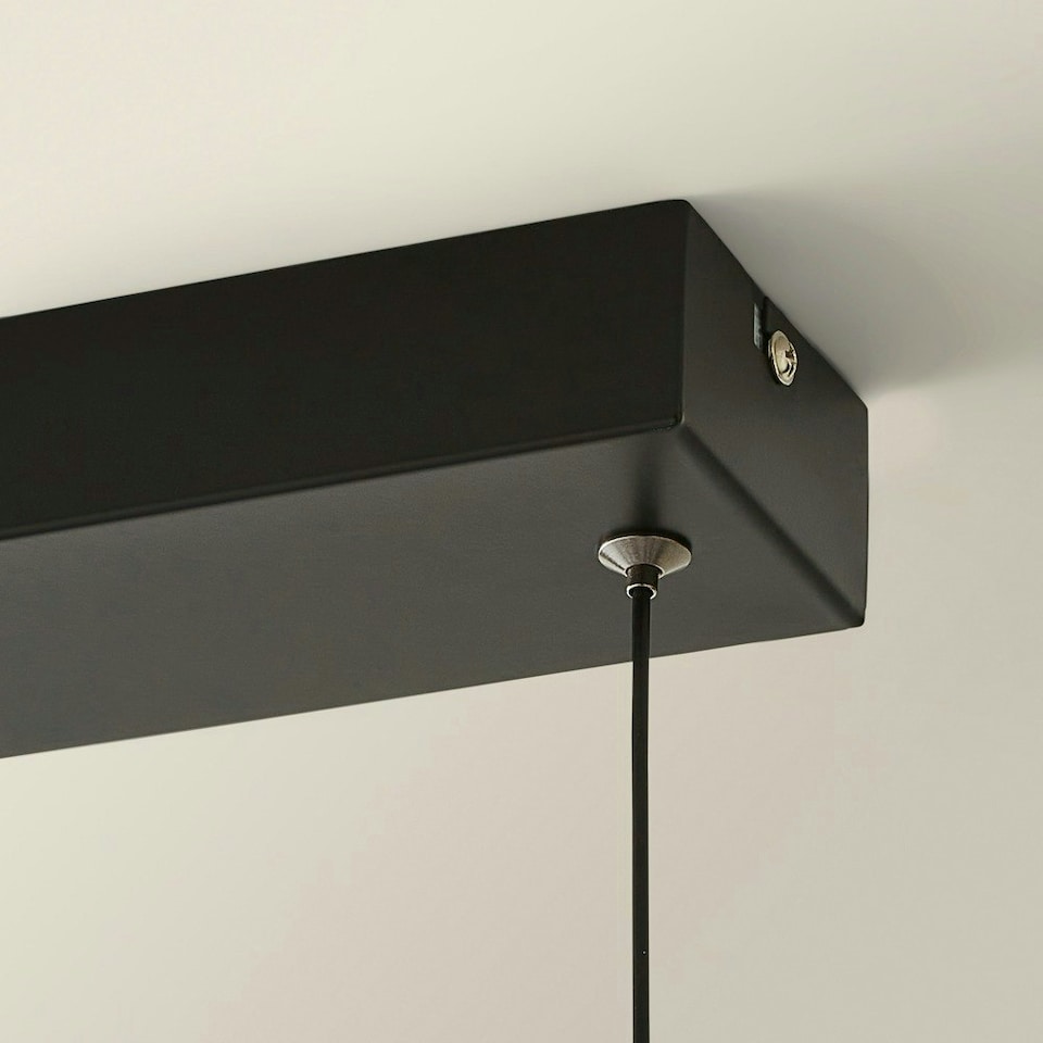 image 1 of ValueLights Infinity Black Double Twist Integrated LED Ceiling Light