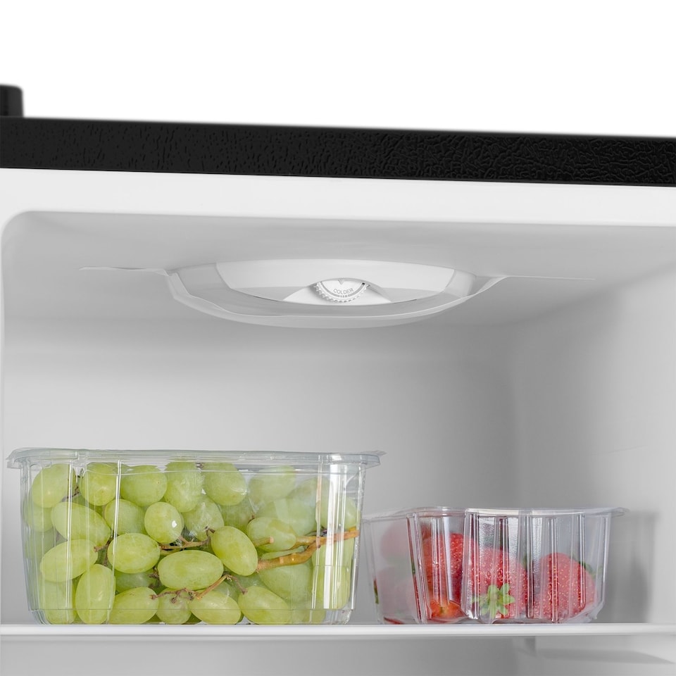 image 1 of SIA 165L Combi Fridge Freezer Black 60/40 Split - SFF15144BL/E