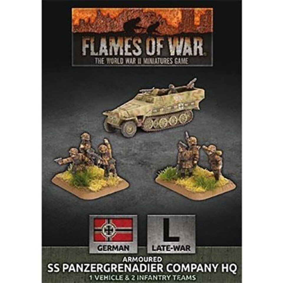 Flames of War - Armoured SS Panzergrenadier Company HQ
