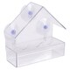 image 1 of Redwood Perspex Window Bird Feeder - Clear