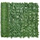 image 1 of Outsunny Artificial Leaf Hedge Panel Garden Fence Privacy Screen on Roll 1m x 3m