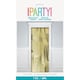 image 2 of Gold Fringe Door Curtain, 3 x 8 ft