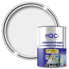 HQC Smooth Masonry Paint - Weatherproof & Long-lasting Protection For All Exterior Walls - Light Grey - 10L