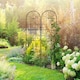 image 2 of Outsunny Set of 2 Metal Trellis for Climbing Plants, Grid Design, 50 x 180cm