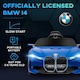 image 3 of HOMCOM BMW i4 Licensed 12V Kids Electric Ride-On Car w/ Remote Control - Blue