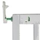 image 2 of Bettacare Chunky Wooden Screw Fit Dog Gate, 63.5cm - 105.5cm, White, Wooden Dog Gate Gate, Screw Fit Pet Stair Gate, Puppy Gate