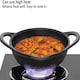 image 5 of Cast Iron Frying Pan, 24 cm Diameter, Cast Iron Skillet, Omlette Pan, Iron Frypan, Black