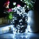 image 1 of 400 Bright White LED's Black Cable Connectable Outdoor Garden Party Christmas Waterproof String Lights (40m) Low Voltage Plug