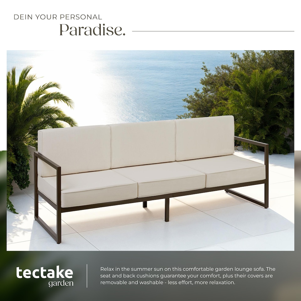 image 1 of Garden Furniture Comosa - for 3 people, XXL padding, 1 sofa