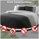 image 3 of VELVETIO Urban Ombre Duvet Cover Set Reversible Polycotton Easy Care Beddings Grey | Super King