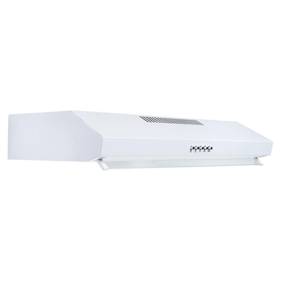 image 1 of SIA VSR60WH 60cm White Slimline Visor Cooker Hood Kitchen Extractor Fan