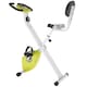 image 1 of HOMCOM Magnetic Resistance Exercise Bike Foldable LCD Adjustable Seat Yellow