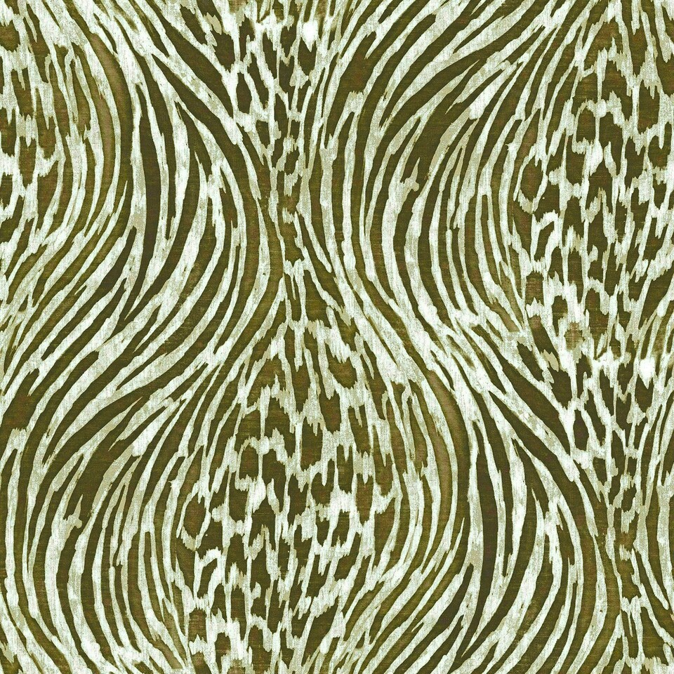 image 1 of NuWallpaper NUS3580 Fierce Peel & Stick Wallpaper, Brown & Gold Multi