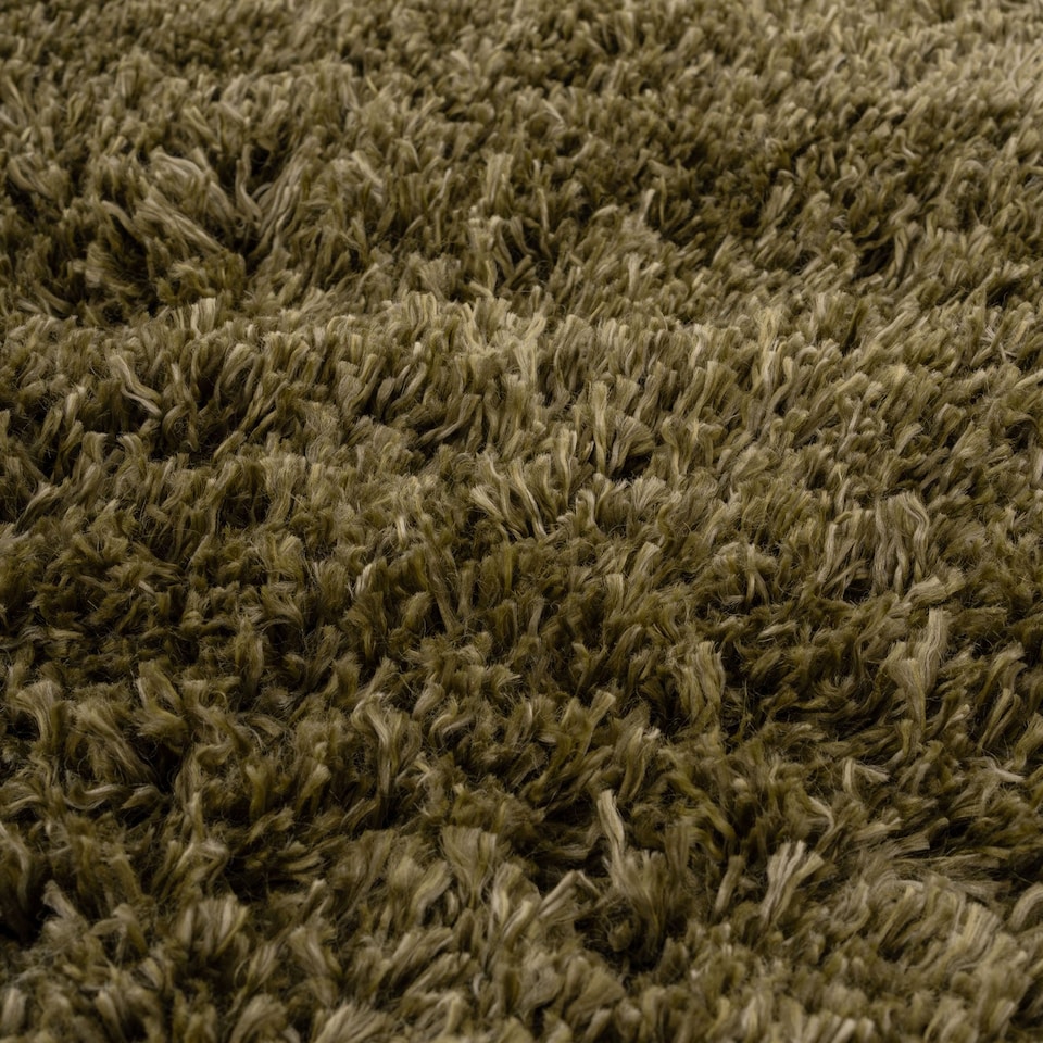 image 1 of KUKOON Dark Green Super Soft Shaggy Area Rug 80cm x 150cm