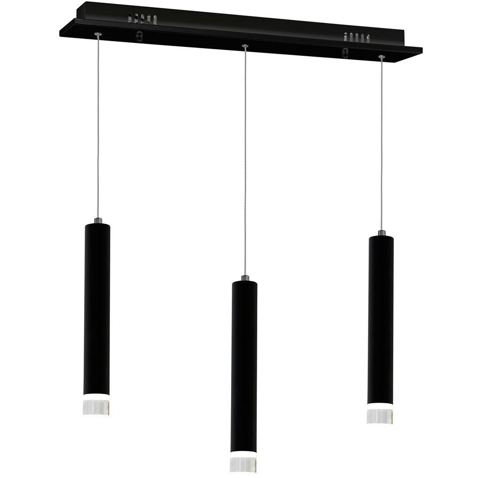 image 1 of Milagro Pendant Lamp Carbon 3X5W Led Black