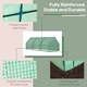 image 4 of Outsunny Mini Greenhouse Garden Planter Zipper Doors Portable 270 x 90 x 90cm