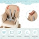 image 5 of COSTWAY 6-in-1 Baby High Chair Convertible Feeding Chair-khaki