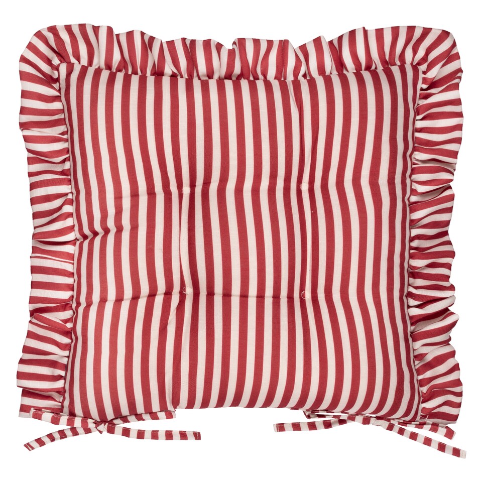image 1 of Wylder Millie Ruffle 2 Pack Indoor Outdoor Seat Pads