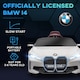 image 3 of HOMCOM BMW i4 Licensed 12V Electric Car for Kids, Kids Electric Ride-on with Remote Control, Suspension Wheels, Music, Horn, Lights, MP3 Slot, Portable Battery, for Ages 3-6 Years - White