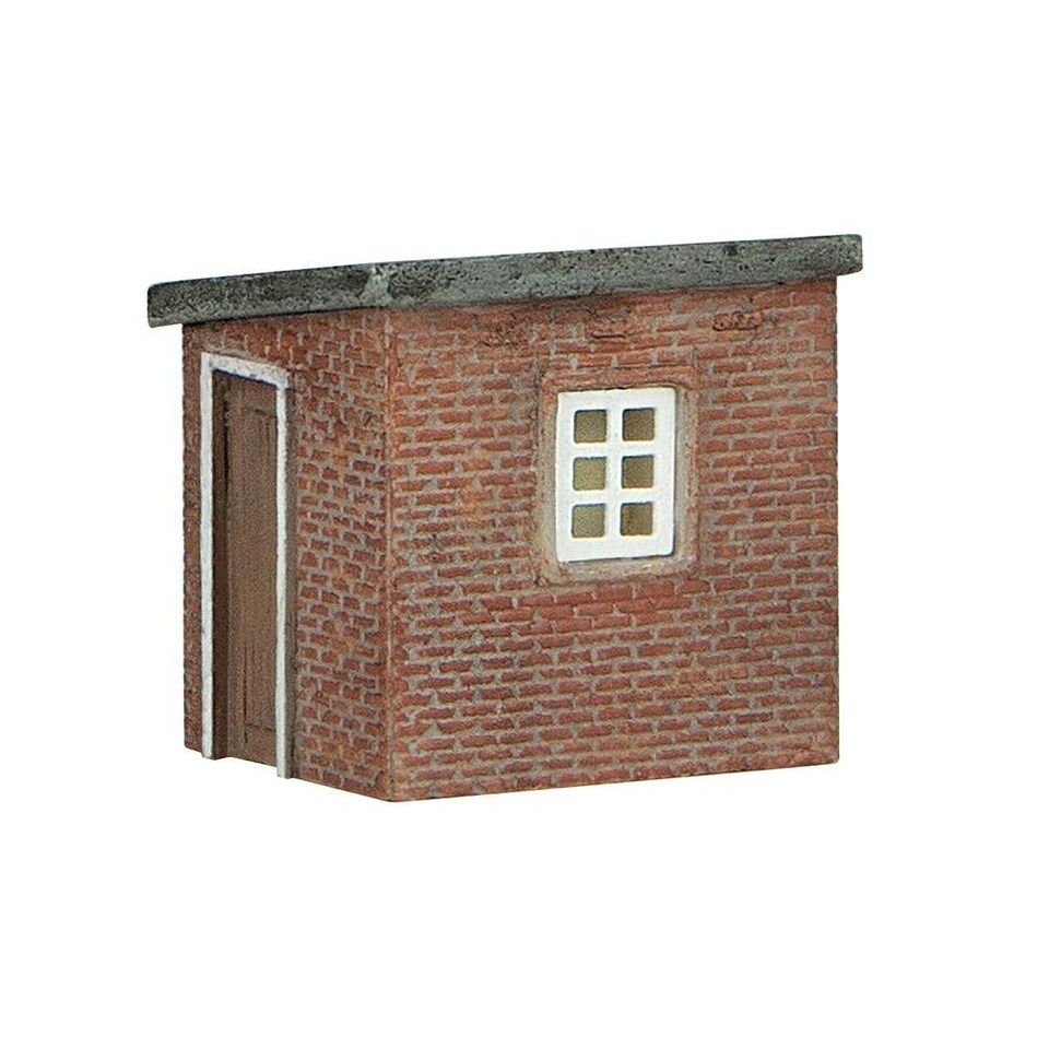 Graham Farish Scenecraft Brick Lineside Hut (Pre-Built)
