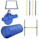 image 1 of PawHut Pet Agility Training Equipment Dog Play Run Jump (Poles + Hurdle + Tunnel