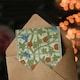image 3 of William Morris Art Card Trellis Rose Bush and Birds