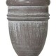 image 2 of Metis Urn Table Lamp with Linen Shade - Wood - L12 x W12 x H26 cm - White White
