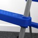 image 6 of 33 Inch Double-Sided Pool Step Ladder Metal Frame for Above-Ground Swimming Pools