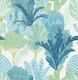 image 1 of NuWallpaper NUS4975 Keilani Peel & Stick Wallpaper, Teal | Green | Teal | 2.85m² | 1